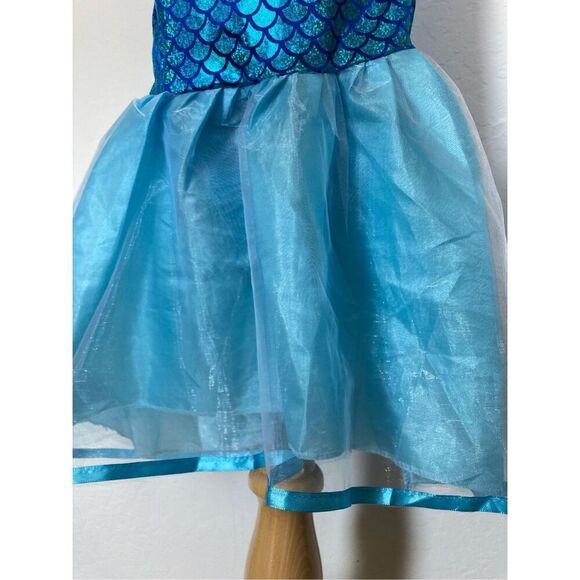 NEW Sparkly Toddler 3/4 2p Mermaid Costume - Picture 5 of 6